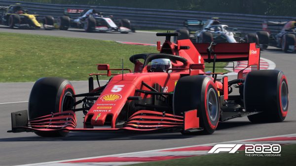 Ferrari do novo Game F1 2020.