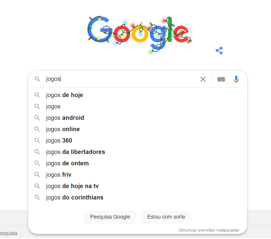 Autocomplete Google