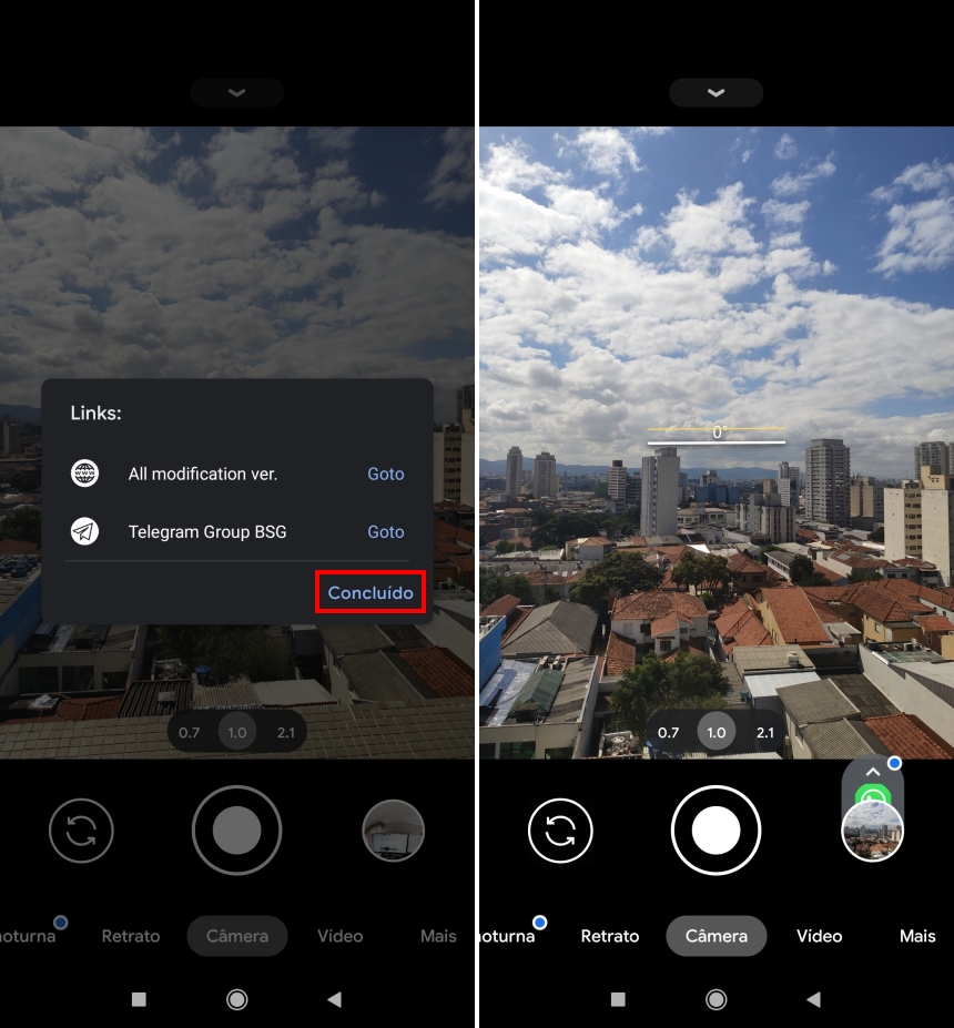 Como instalar o Google Camera 8.1 no Android - Passo 4