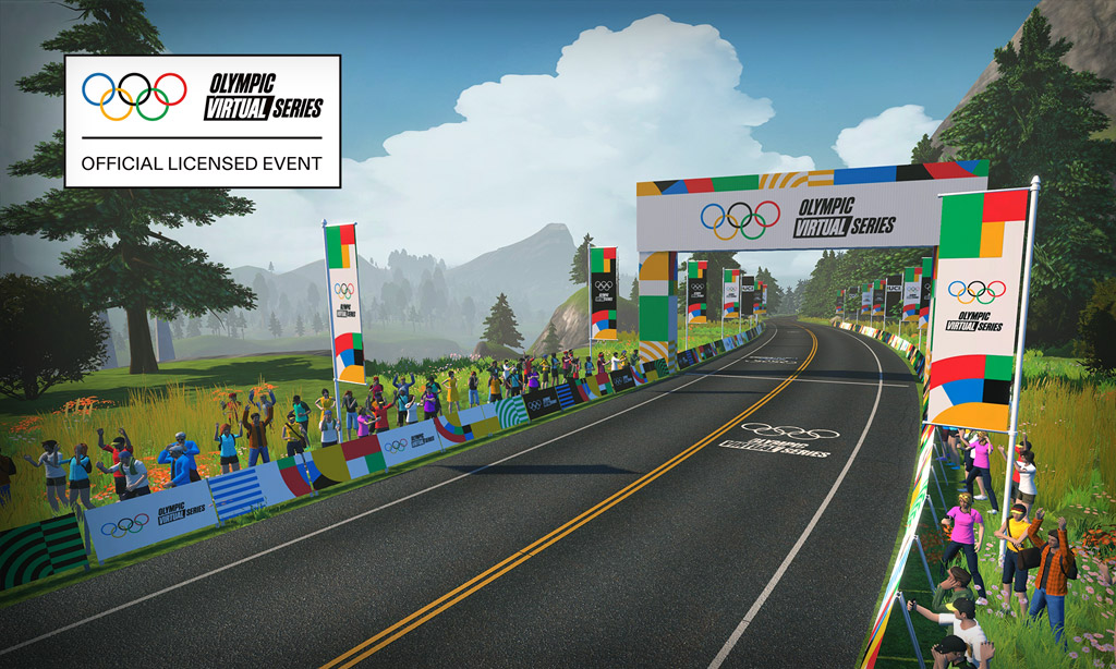 Prova de ciclismo virtual da Olimpíada será disputada na plataforma Zwift