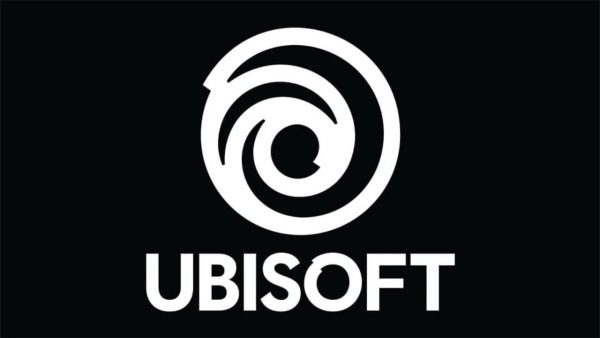 Imagem mostra a logomarca da Ubisoft em um fundo preto