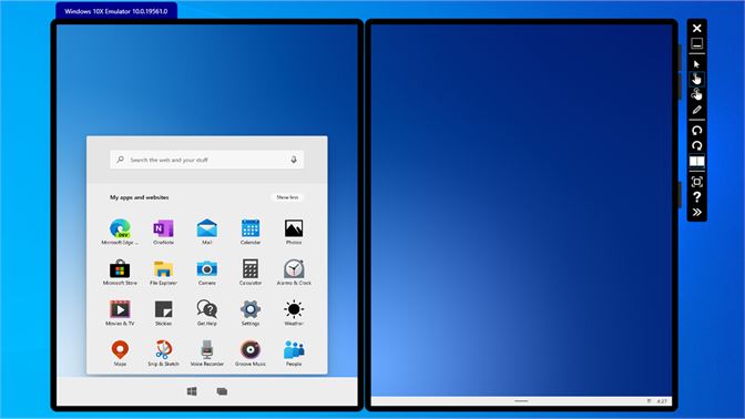 Emulador oficial do Windows 10X