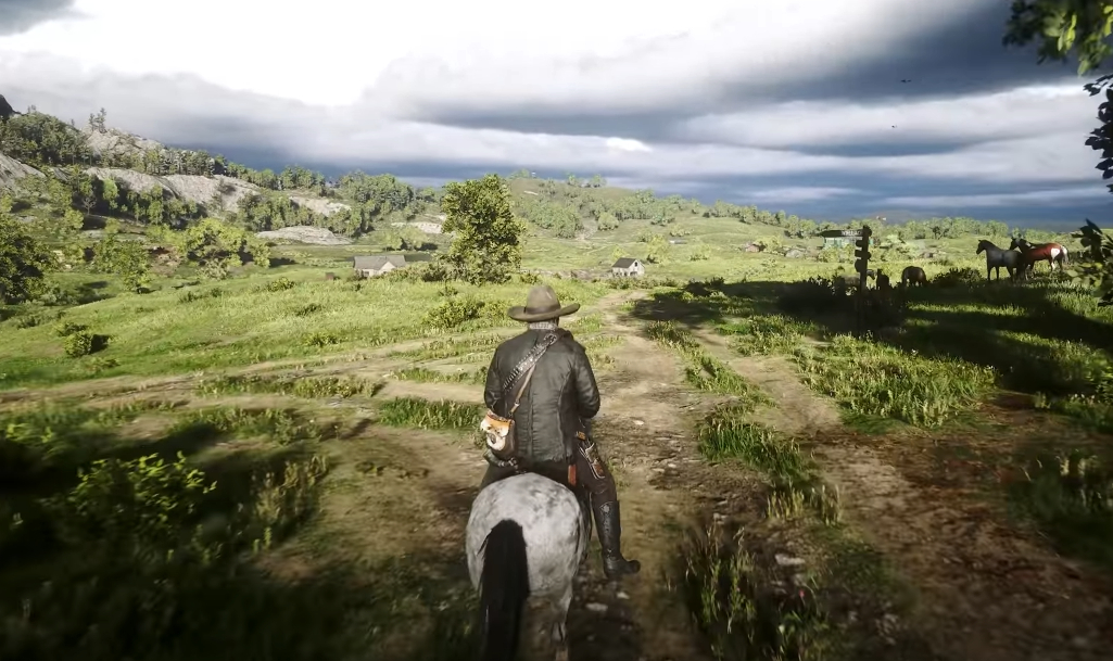 Red Dead Redemption 2 com mod de Ray Tracing