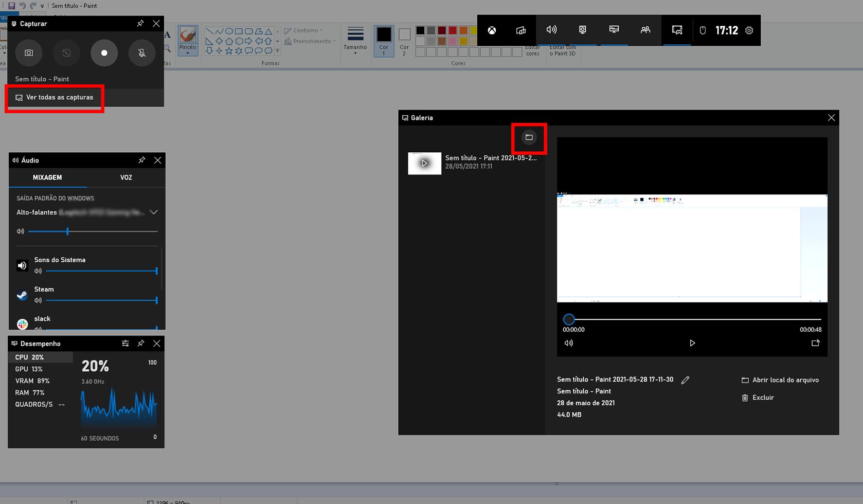 Como gravar a tela do PC com Windows 10