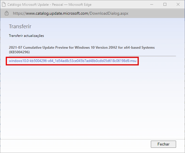 Como instalar a atualização do Windows 10 para corrigir performance - Passo 3