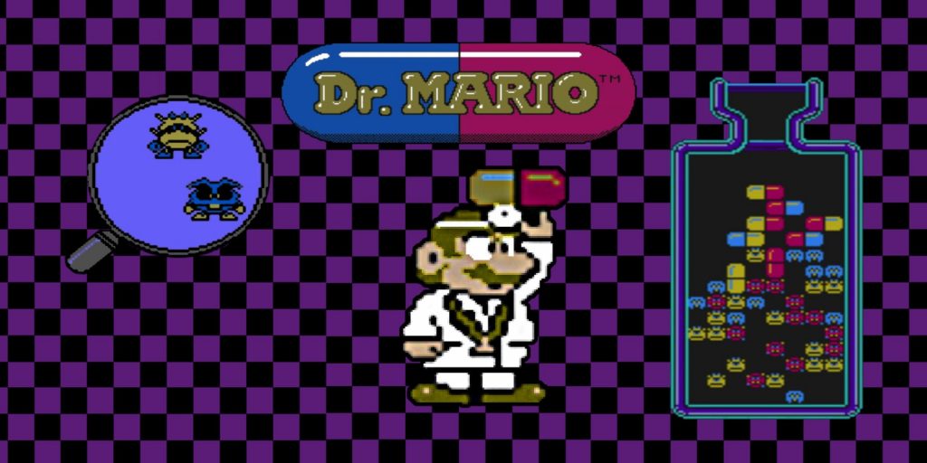 Ilustração do game Dr. Mario