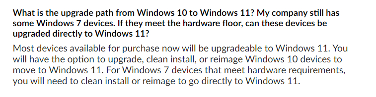 Informação do Windows 11 no site da Lenovo
