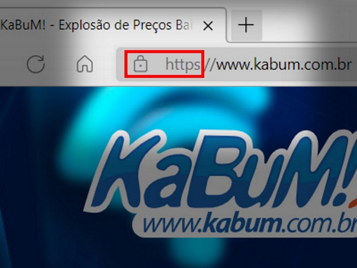 KaBuM - Site seguro