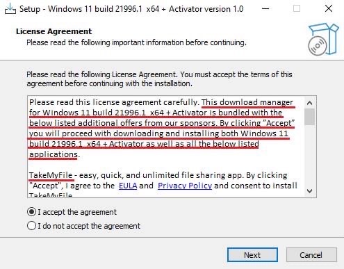 Malware disfarçado de Windows 11