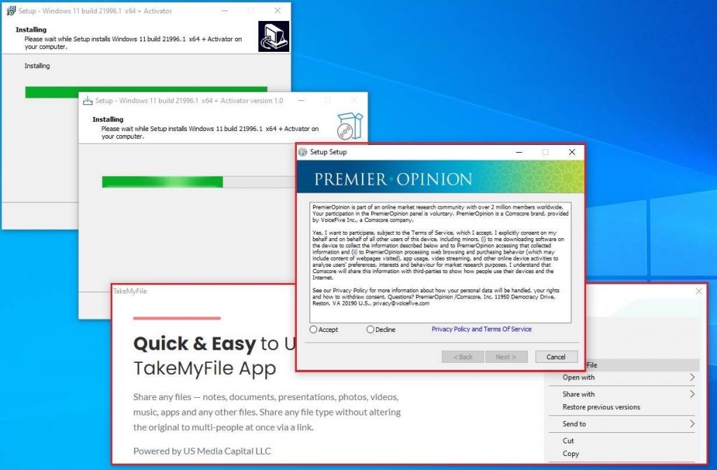 Segundo malware disfarçado de Windows 11