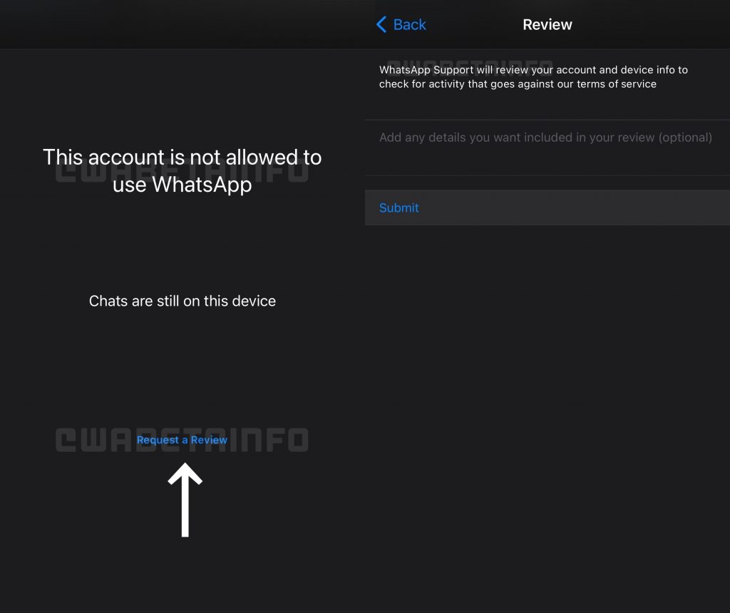 WhatsApp trabalha em função de revisão de contas banidas