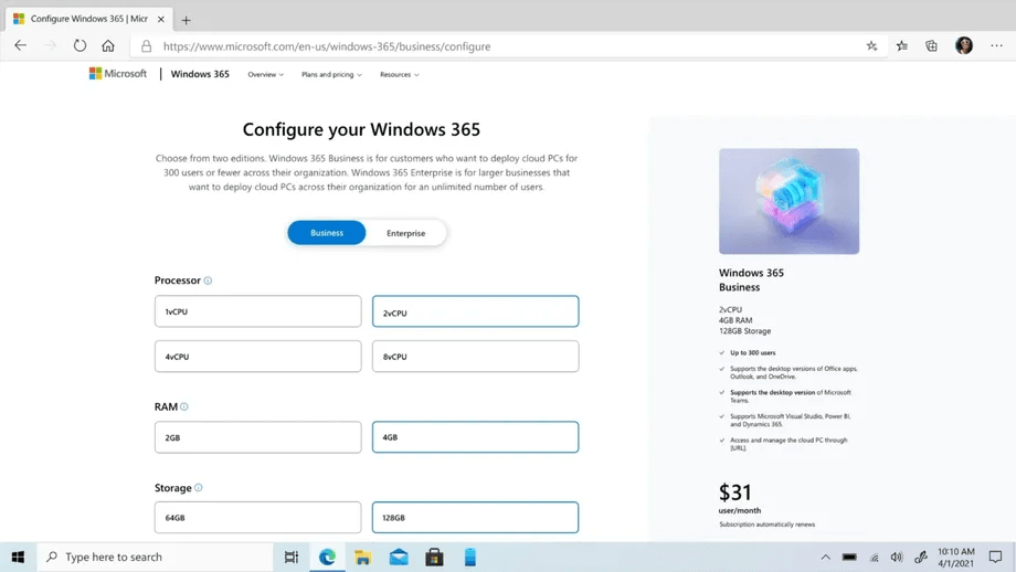 Cloud PC: preço do Windows 365 vaza antes da hora