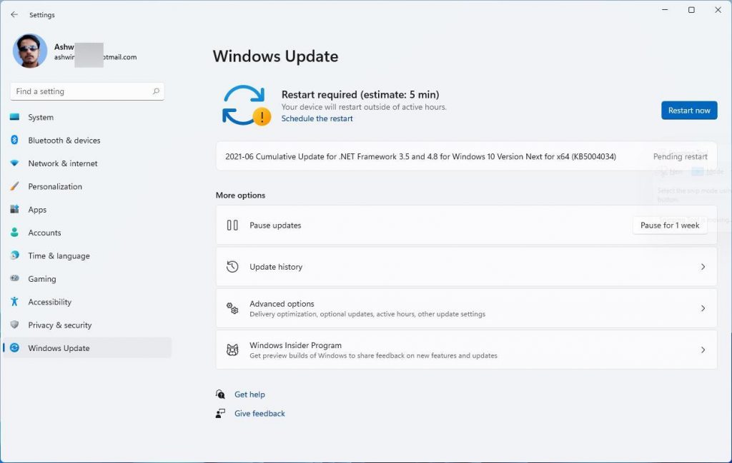 Ufa! Windows Update terá estimativa de tempo no Windows 11