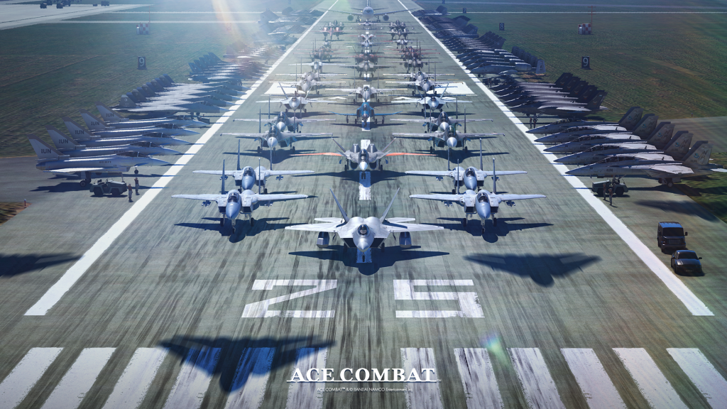Ilustração comemorativa do Ace Combat