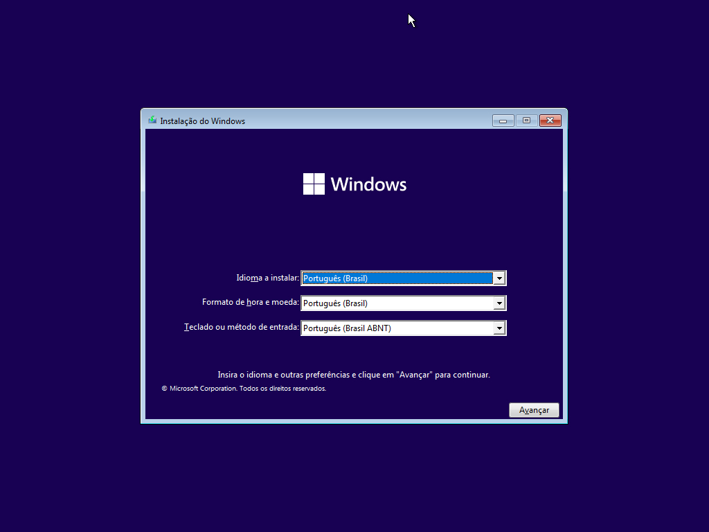 Como fazer uma instalação limpa do Windows 11 - Passo 1