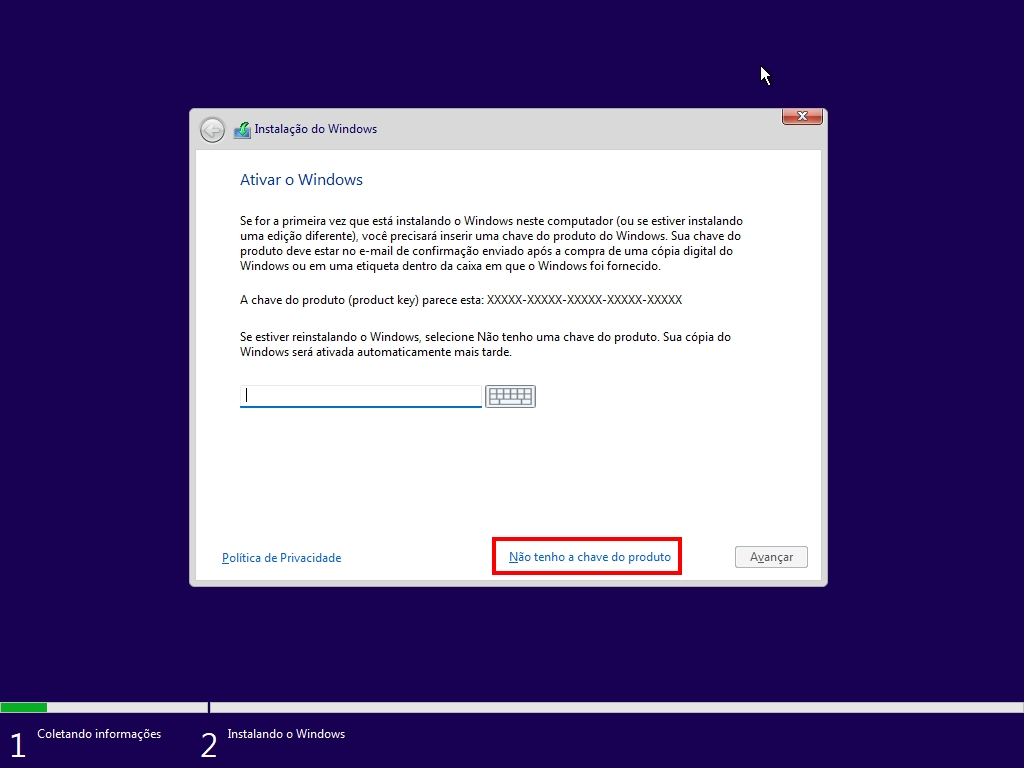 Como fazer uma instalação limpa do Windows 11 - Passo 3