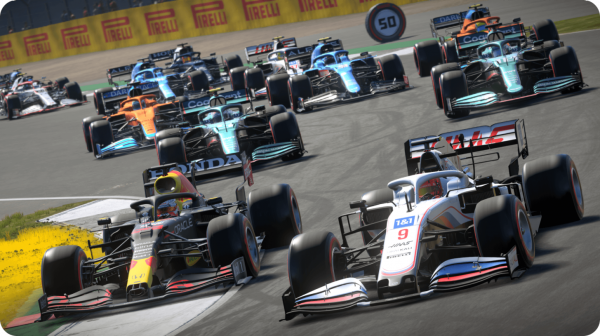 Imagens do game F1 2021