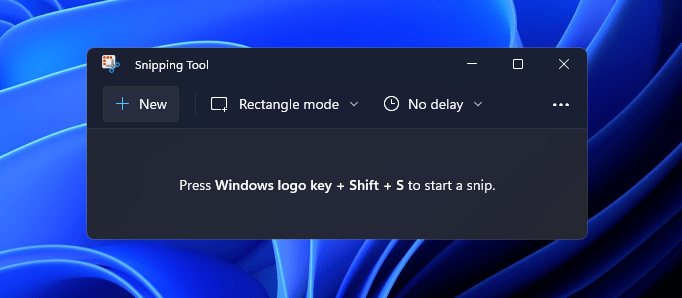 Ferramenta de recorte do Windows 11