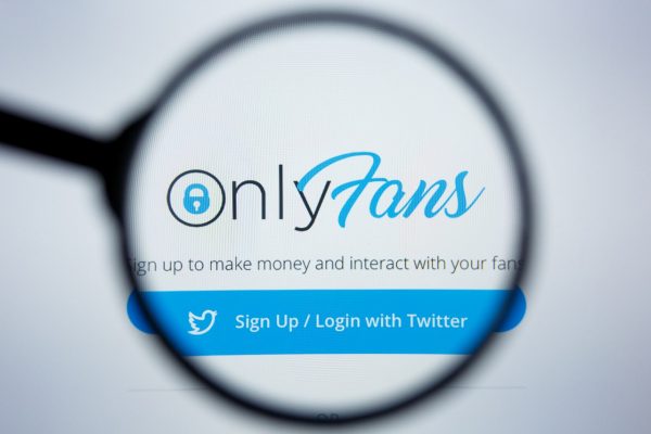 Imagem da plataforma OnlyFans