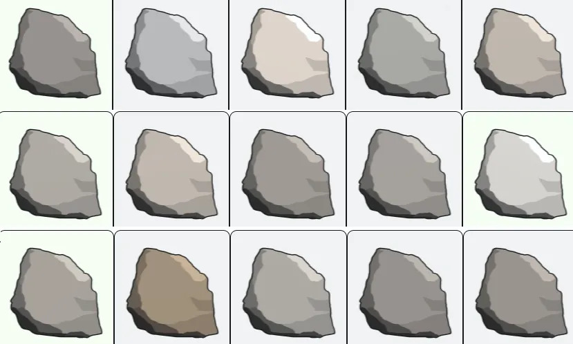 Imagens de pedras vendidas como NFTs