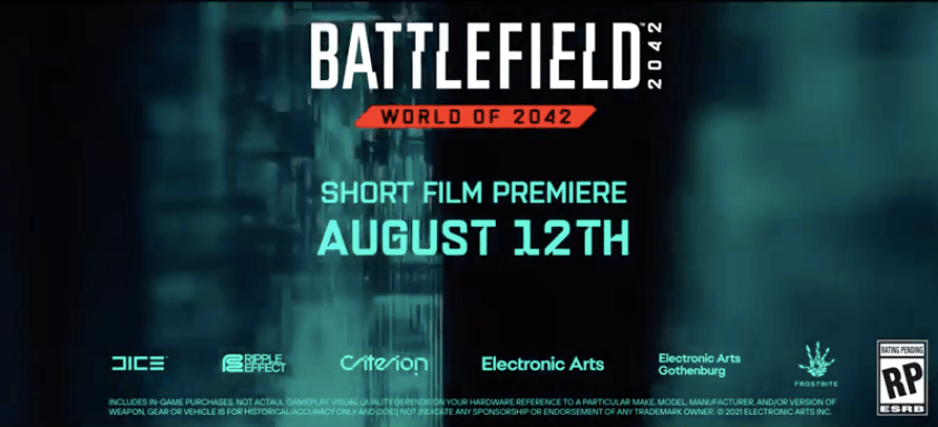 Battlefield 2042: filme vai revelar o que levou à guerra do jogo