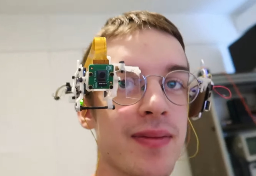 Óculos inteligente feito com Raspberry Pi