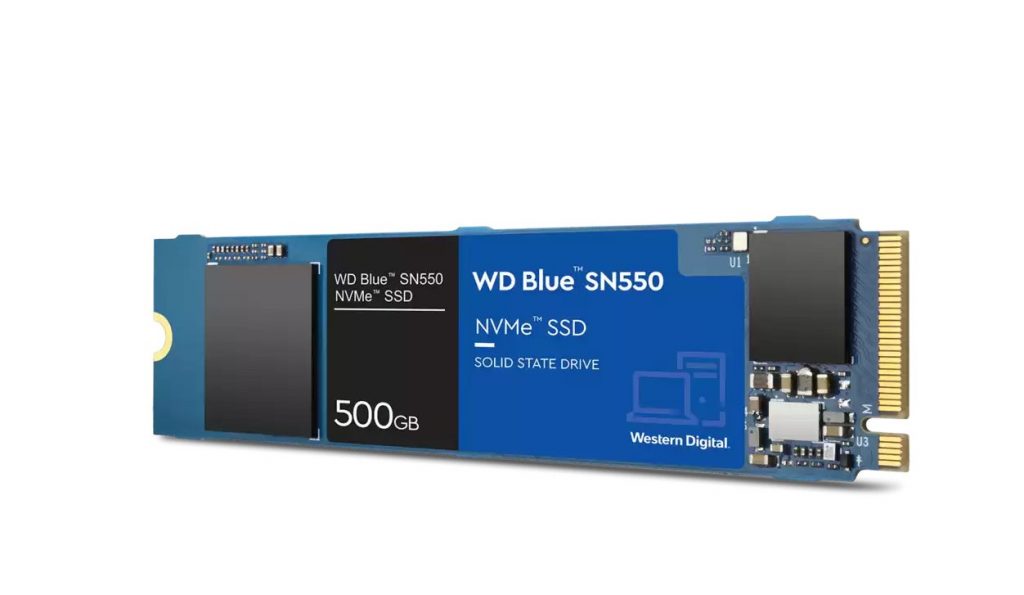 Ilustração de SSD da Western Digital