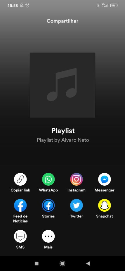 Como criar playlists colaborativas no Spotify (celular) - Passo 4
