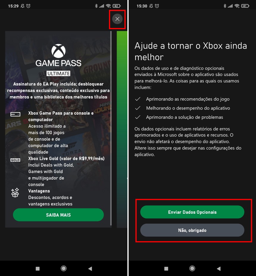 Como jogar com o Xbox Cloud Gaming no celular - Passo 2