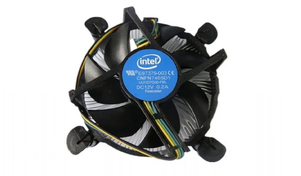 Imagem de cooler padrão da Intel