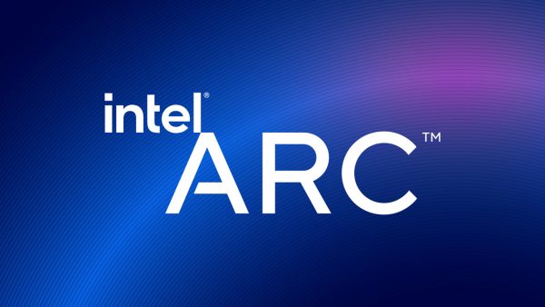 Logo oficial da linha Intel Arc