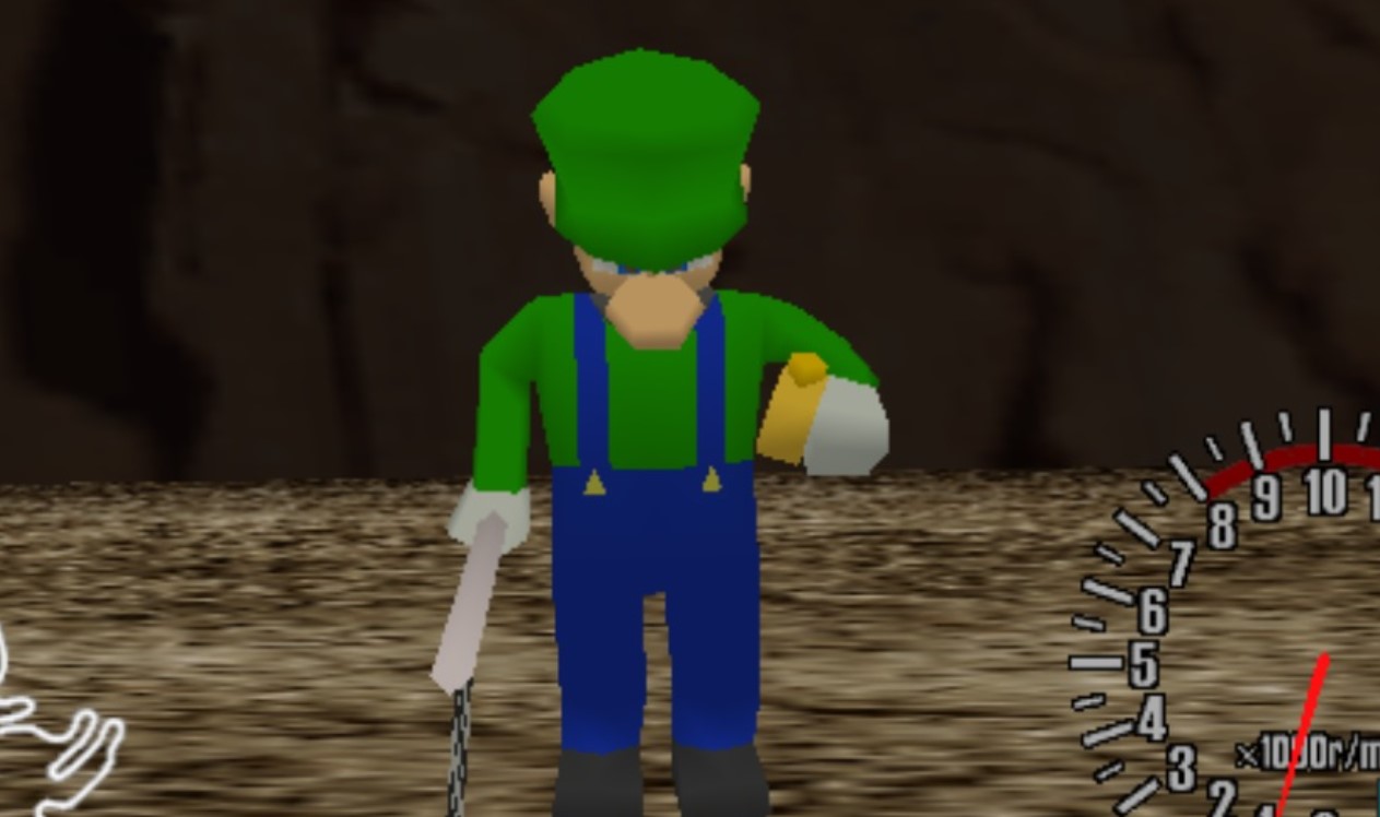 Luigi em protótipo do Sega GT