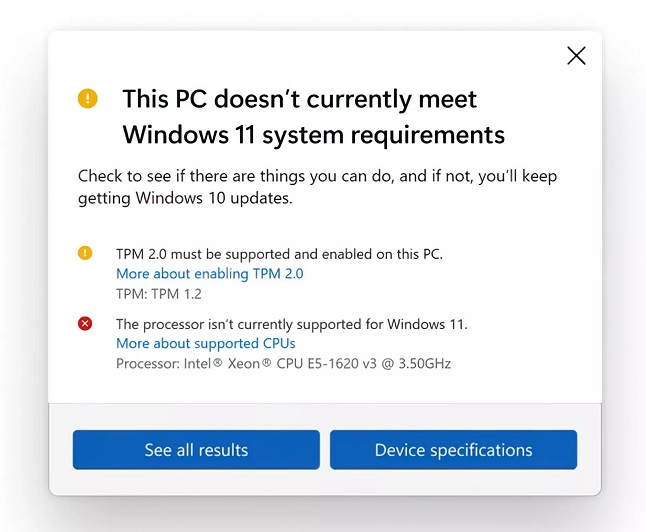 PC Health Check - Windows 11