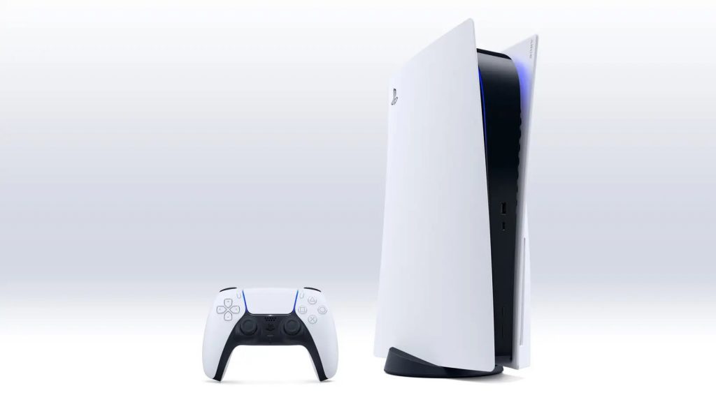 Imagem de um console PS5