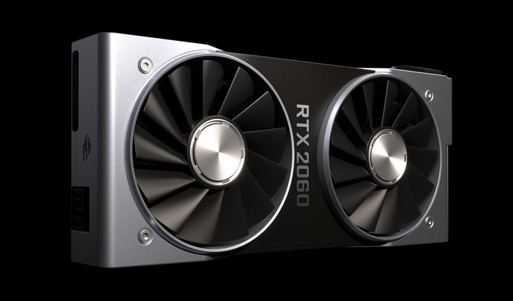 Foto da GPU GeForce RTX 2060 da Nvidia