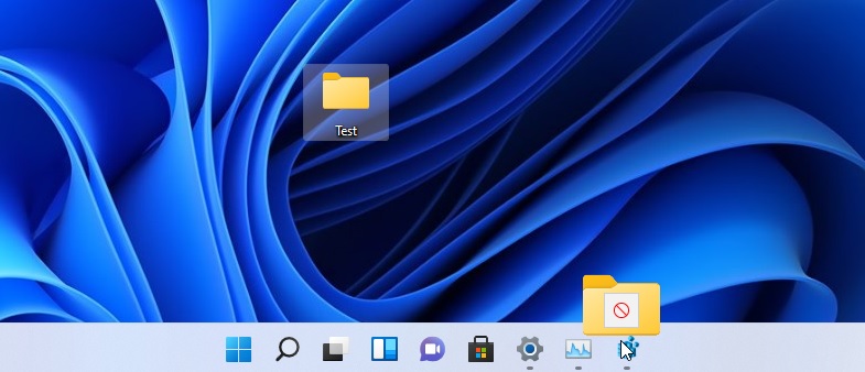 Ausência de recursos "Arrasta e solta" na barra de tarefas do Windows 11
