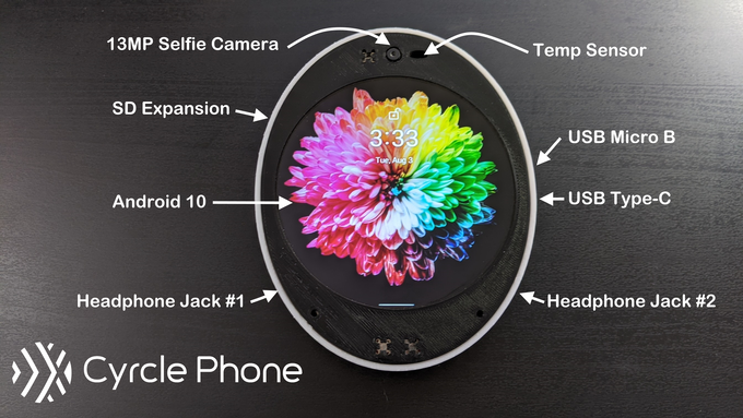 Oval? Cyrcle Phone 2.0 é um celular Android realmente diferente