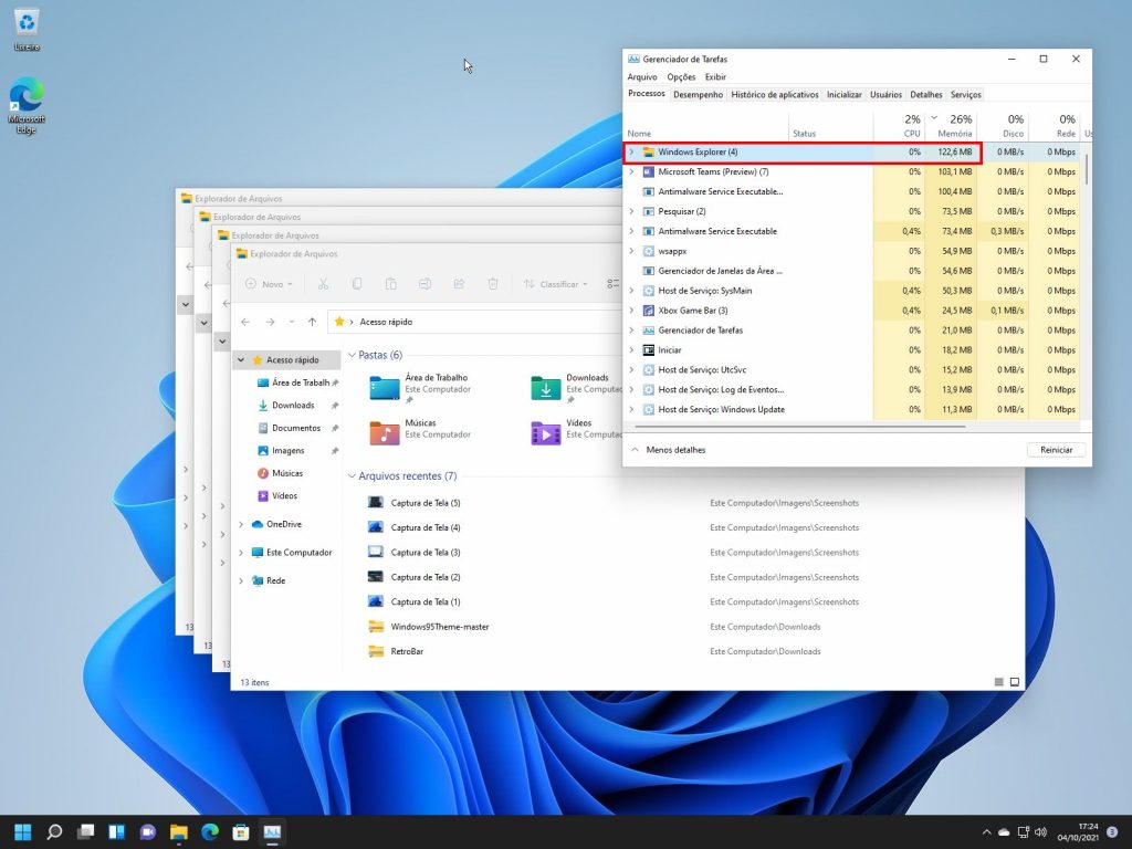 Como saber se o Windows 11 está com bug - Passo 3
