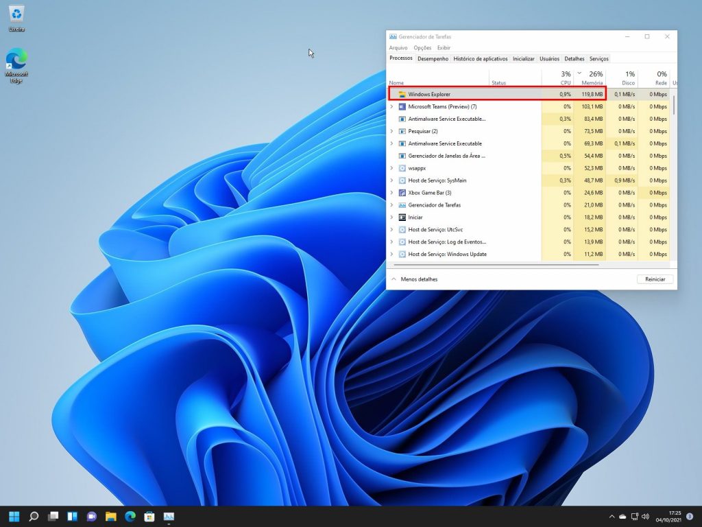 Como saber se o Windows 11 está com bug - Passo 4