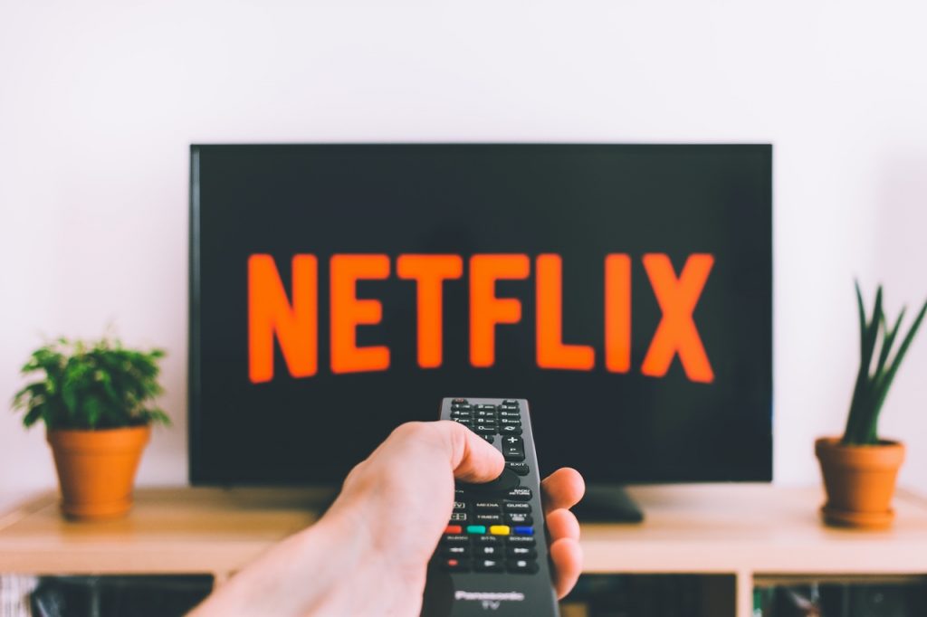 App da Netflix aberto em Smart TV
