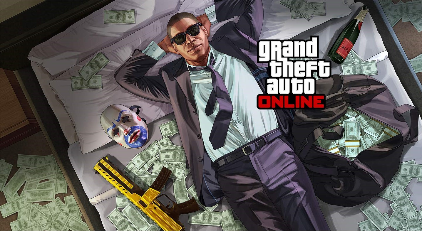 Imagem do game GTA Online, da Take-Two