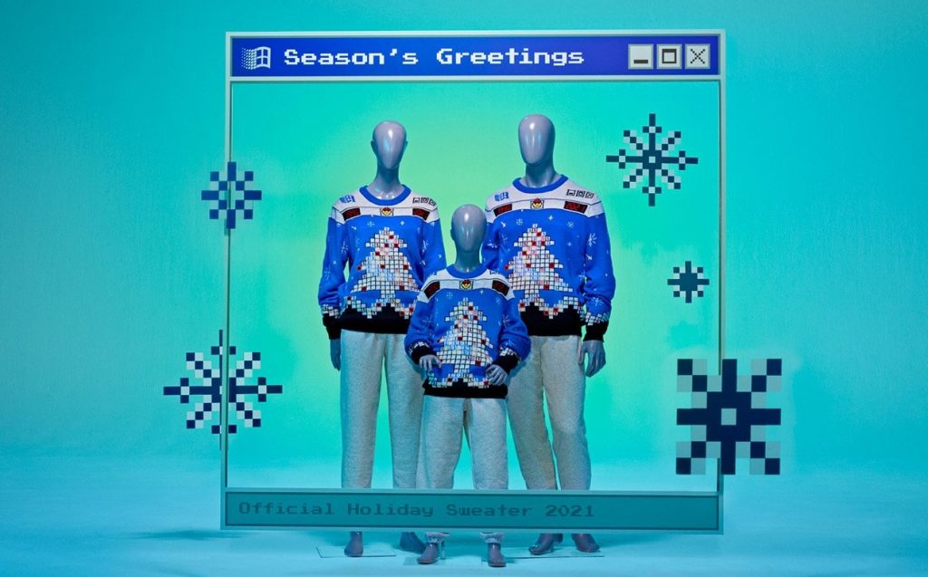 Novo suéter natalino da Microsoft