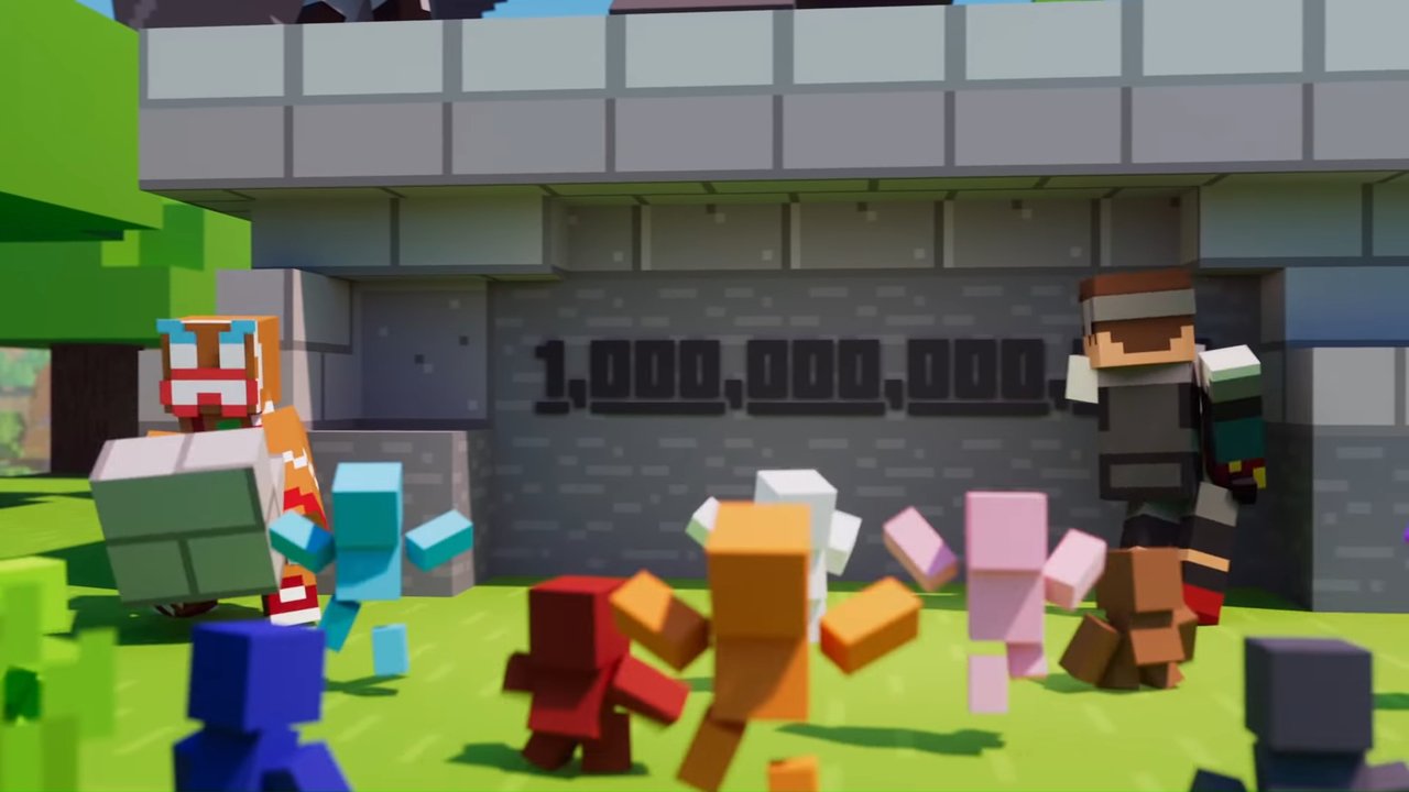 Recorde de do Minecraft de 1 trilhão de visualizações