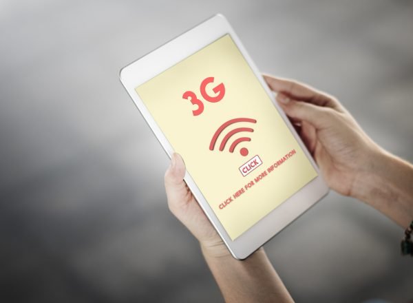 Ilustração de tablet 3G