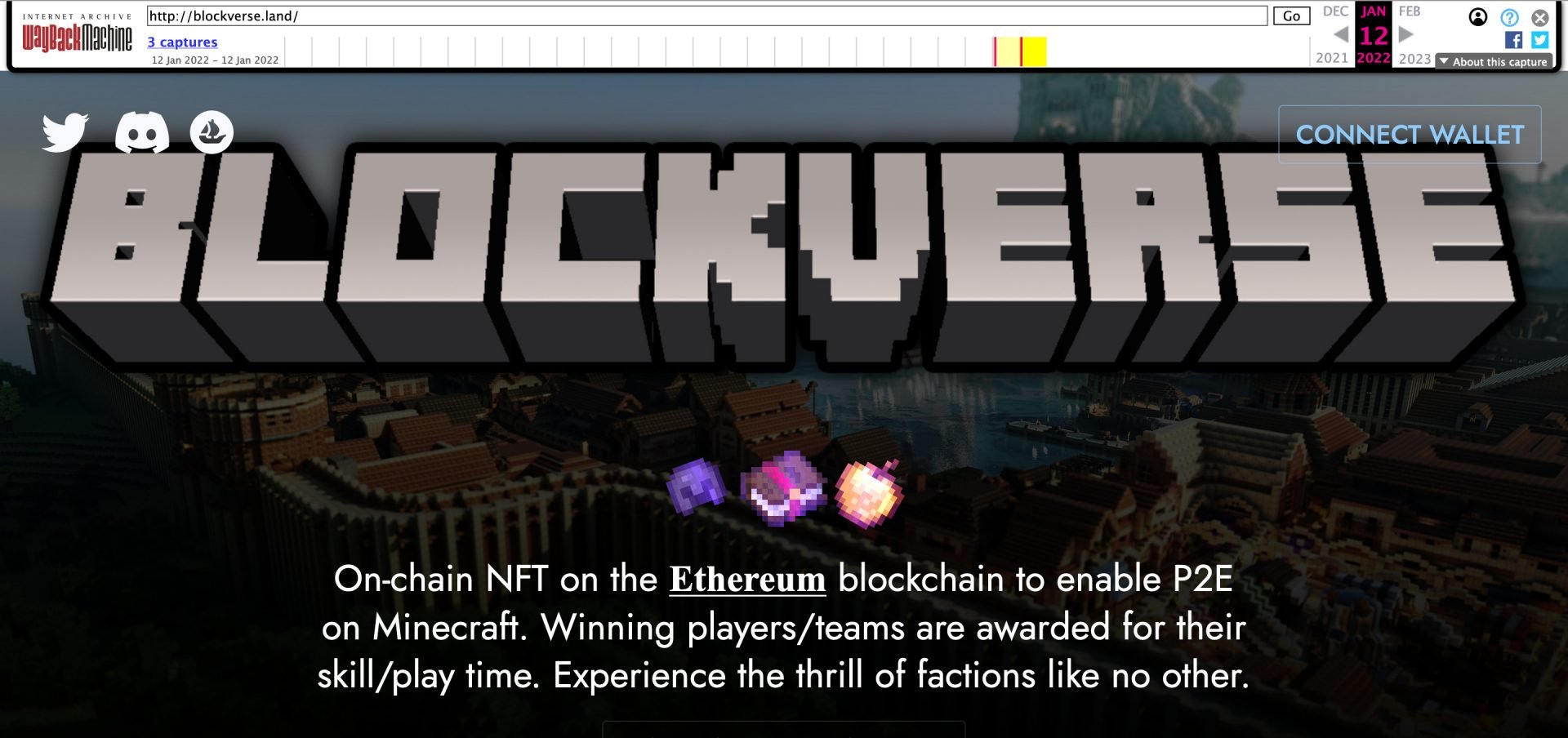 Game blockchain e NFTs Blockverse.Land