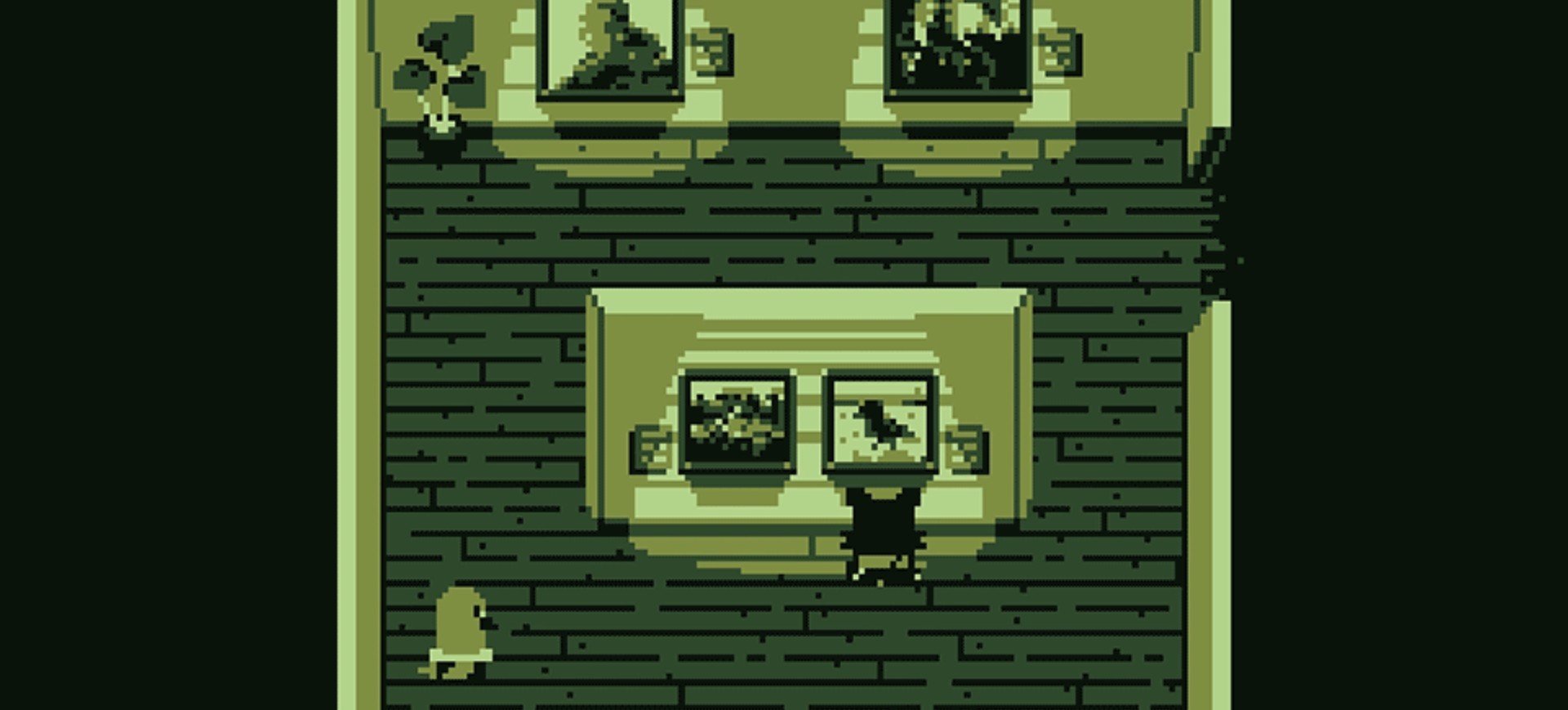 Uma das imagens do Game Boy Camera Gallery, uma galeria virtual para Game Boy idealizada pela artista Catherine Graffam