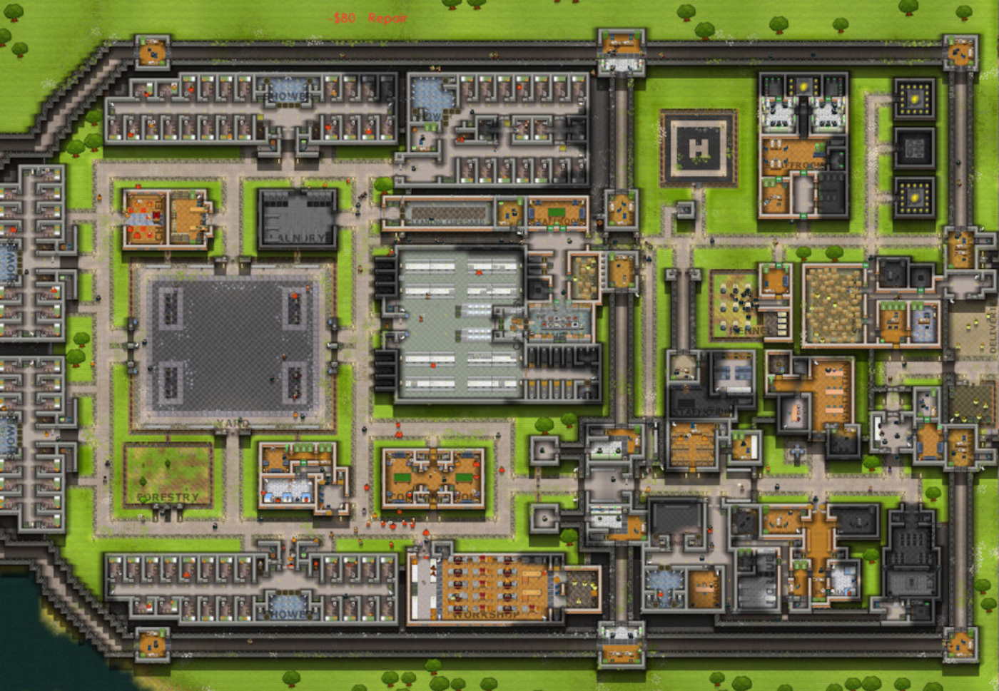 Prison Architect - jogo de gerenciamento