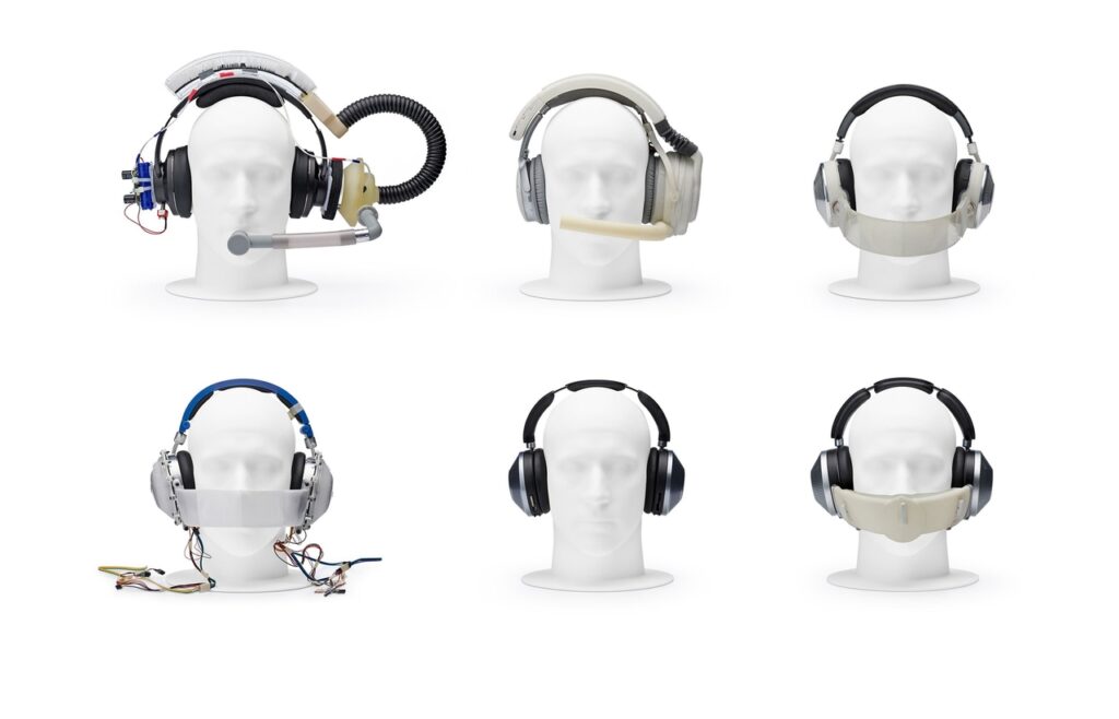 Protótipos headphone Dyson