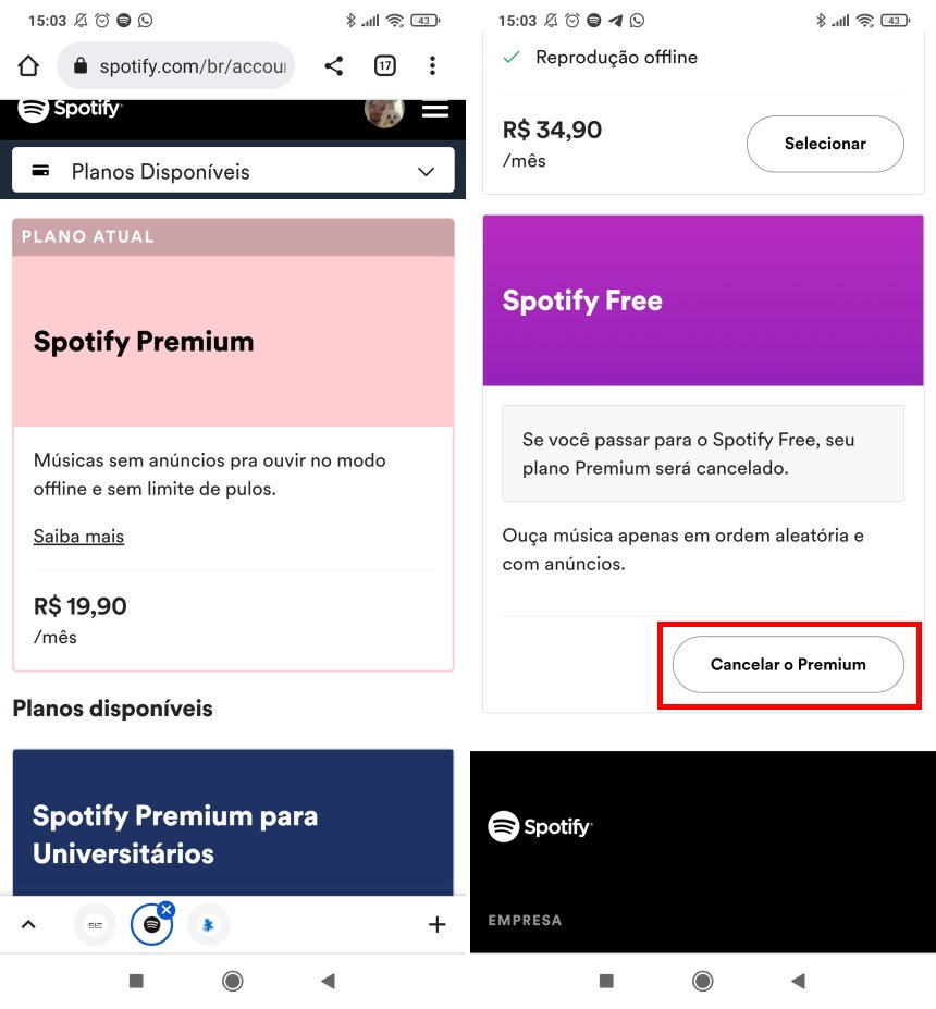 Como cancelar a assinatura Spotify Premium - TecMundo