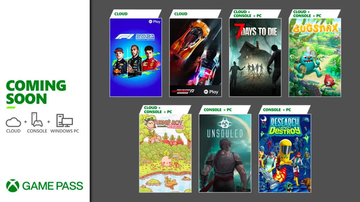 Xbox Game Pass Abril 2022